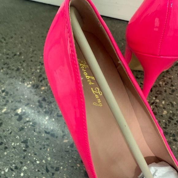 Women's Hot Pink Stiletto Heels - Picture 12 of 15